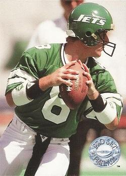 #304 Browning Nagle - New York Jets - 1991 Pro Set Platinum Football