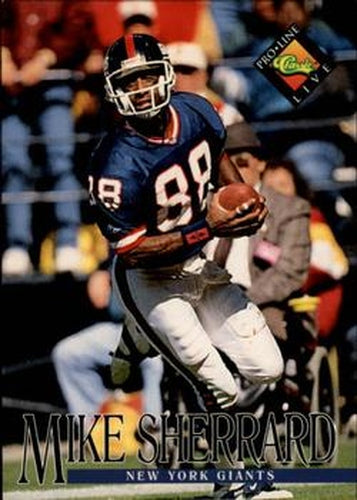 #304 Mike Sherrard - New York Giants - 1994 Pro Line Live Football