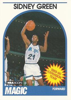 #305 Sidney Green - Orlando Magic - 1989-90 Hoops Basketball