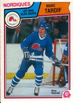 #305 Marc Tardif - Quebec Nordiques - 1983-84 O-Pee-Chee Hockey