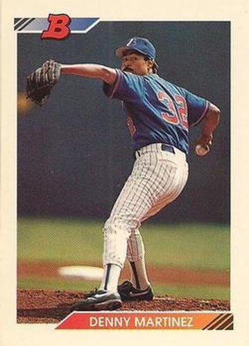 #305 Denny Martinez - Montreal Expos - 1992 Bowman Baseball