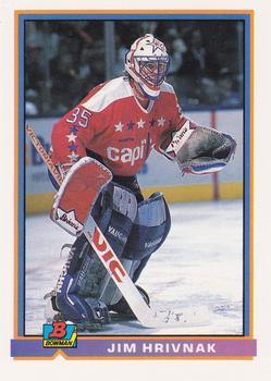 #305 Jim Hrivnak - Washington Capitals - 1991-92 Bowman Hockey