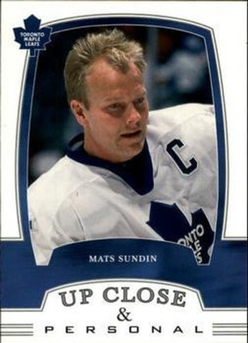 #305 Mats Sundin - Toronto Maple Leafs - 2002-03 Be a Player First Edition Hockey