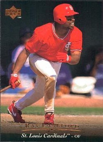 #305 Ray Lankford - St. Louis Cardinals - 1995 Upper Deck Baseball