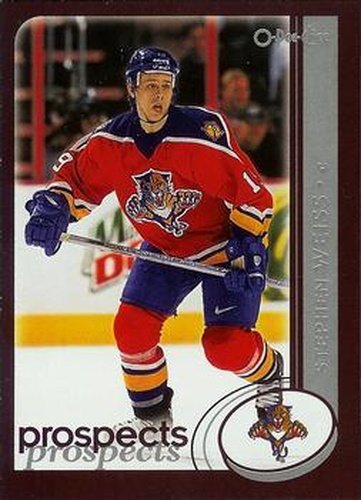 #305 Stephen Weiss - Florida Panthers - 2002-03 O-Pee-Chee Hockey