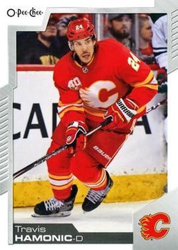 #305 Travis Hamonic - Calgary Flames - 2020-21 O-Pee-Chee Hockey