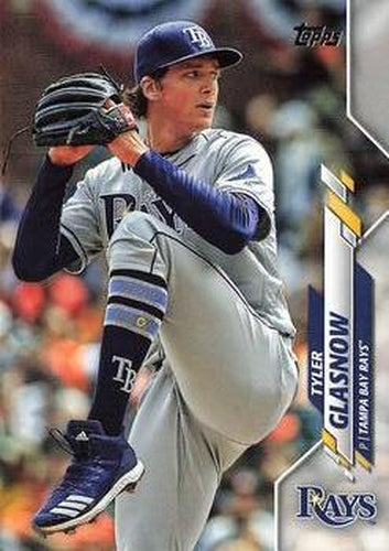 #305 Tyler Glasnow - Tampa Bay Rays - 2020 Topps Baseball