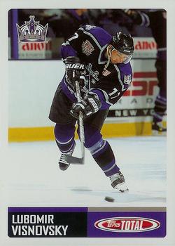 #305 Lubomir Visnovsky - Los Angeles Kings - 2002-03 Topps Total Hockey