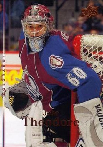#305 Jose Theodore - Colorado Avalanche - 2007-08 Upper Deck Hockey