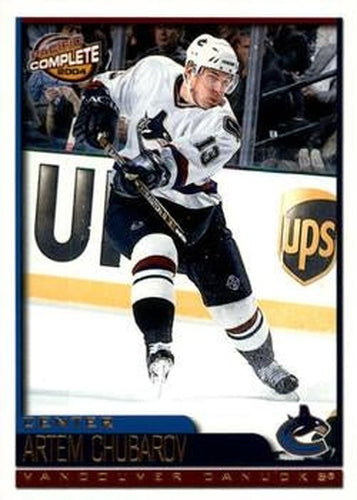 #306 Artem Chubarov - Vancouver Canucks - 2003-04 Pacific Complete Hockey