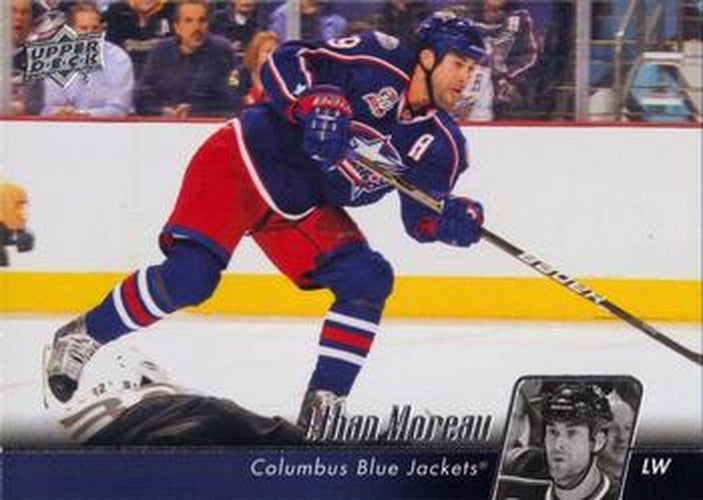 #306 Ethan Moreau - Columbus Blue Jackets - 2010-11 Upper Deck Hockey