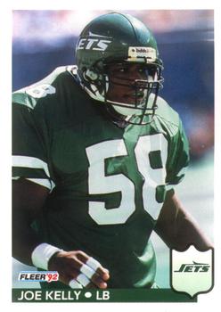 #306 Joe Kelly - New York Jets - 1992 Fleer Football