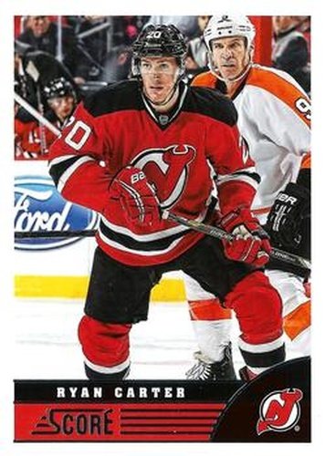 #306 Ryan Carter - New Jersey Devils - 2013-14 Score Hockey