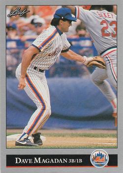 #306 Dave Magadan - New York Mets - 1992 Leaf Baseball