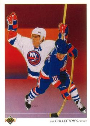 #306 Pat LaFontaine - New York Islanders - 1990-91 Upper Deck Hockey