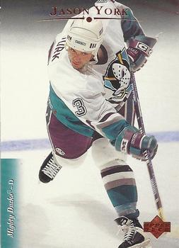 #306 Jason York - Anaheim Mighty Ducks - 1995-96 Upper Deck Hockey