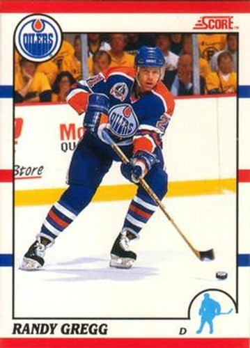 #306 Randy Gregg - Edmonton Oilers - 1990-91 Score Canadian Hockey