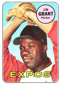 #306 Jim Grant - Montreal Expos - 1969 Topps Baseball