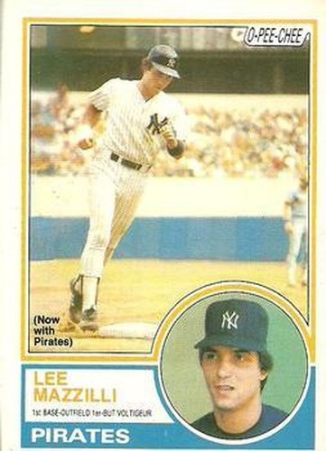 #306 Lee Mazzilli - Pittsburgh Pirates - 1983 O-Pee-Chee Baseball