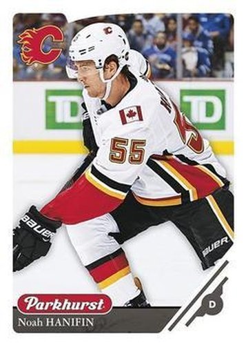 #306 Noah Hanifin - Calgary Flames - 2018-19 Parkhurst Hockey