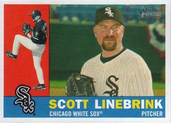 #306 Scott Linebrink - Chicago White Sox - 2009 Topps Heritage Baseball