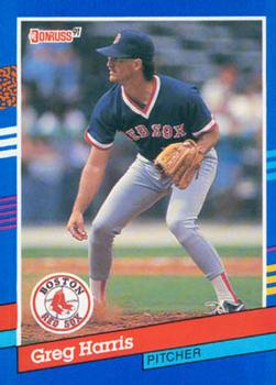 #306 Greg Harris - Boston Red Sox - 1991 Donruss Baseball