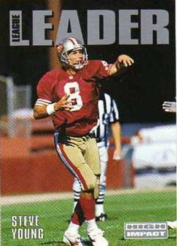 #306 Steve Young - San Francisco 49ers - 1992 SkyBox Impact Football