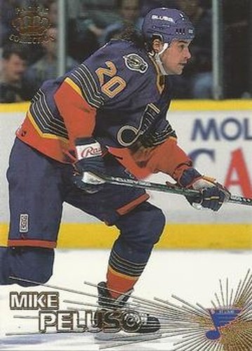 #306 Mike Peluso - St. Louis Blues - 1997-98 Pacific Crown Hockey