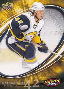#307 Nathan Gerbe - Buffalo Sabres - 2008-09 Upper Deck Power Play Box Set Hockey