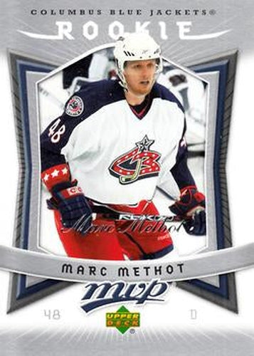 #307 Marc Methot - Columbus Blue Jackets - 2007-08 Upper Deck MVP Hockey