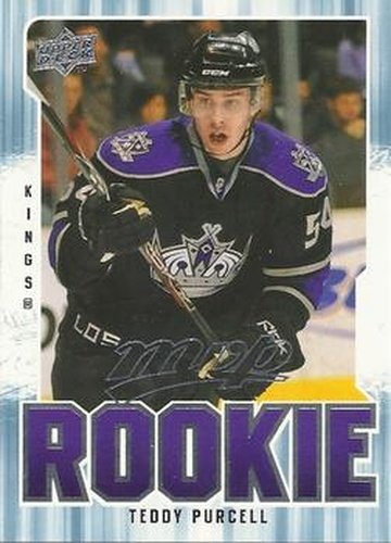#307 Teddy Purcell - Los Angeles Kings - 2008-09 Upper Deck MVP Hockey