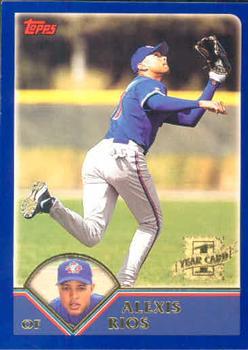 #307 Alex Rios FY - Toronto Blue Jays - 2003 Topps Baseball