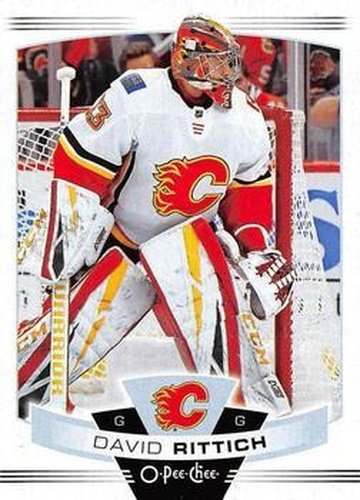 #307 David Rittich - Calgary Flames - 2019-20 O-Pee-Chee Hockey