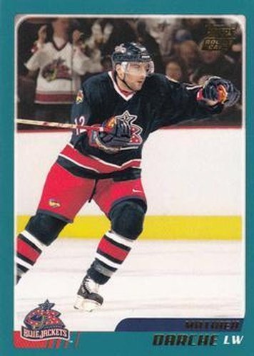 #307 Mathieu Darche - Columbus Blue Jackets - 2003-04 Topps Hockey