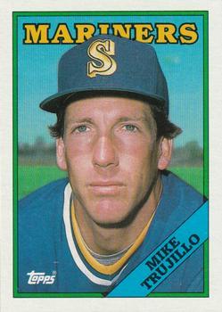 #307 Mike Trujillo - Seattle Mariners - 1988 Topps Baseball