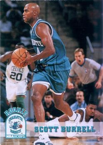 #307 Scott Burrell - Charlotte Hornets - 1993-94 Hoops Basketball