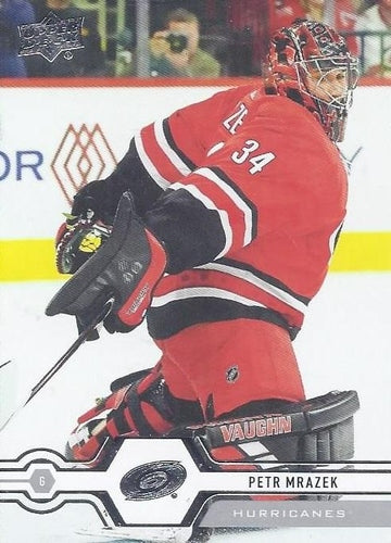 #307 Petr Mrazek - Carolina Hurricanes - 2019-20 Upper Deck Hockey