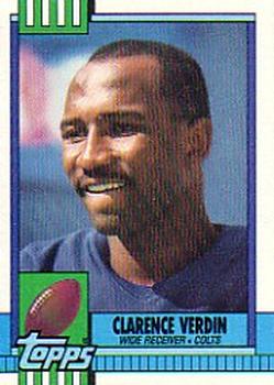 #307 Clarence Verdin - Indianapolis Colts - 1990 Topps Football