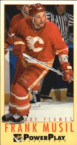 #307 Frank Musil - Calgary Flames - 1993-94 Fleer PowerPlay Hockey