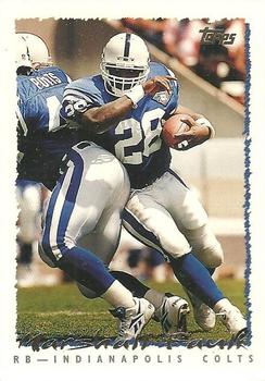 #307 Marshall Faulk - Indianapolis Colts - 1995 Topps Football