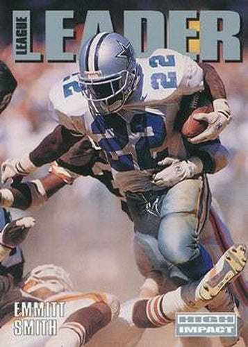 #308 Emmitt Smith - Dallas Cowboys - 1992 SkyBox Impact Football