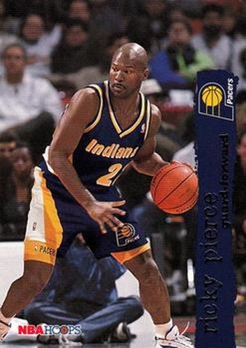 #308 Ricky Pierce - Indiana Pacers - 1995-96 Hoops Basketball