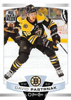 #308 David Pastrnak - Boston Bruins - 2019-20 O-Pee-Chee Hockey