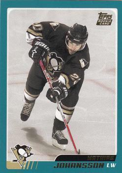 #308 Mathias Johansson - Pittsburgh Penguins - 2003-04 Topps Hockey