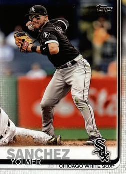 #308 Yolmer Sanchez - Chicago White Sox - 2019 Topps Baseball