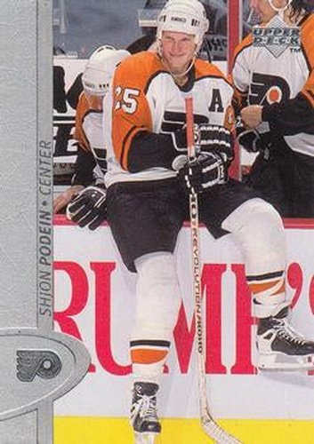 #308 Shjon Podein - Philadelphia Flyers - 1996-97 Upper Deck Hockey