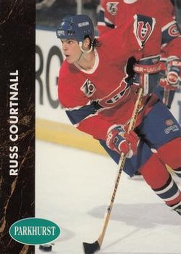 #308 Russ Courtnall - Montreal Canadiens - 1991-92 Parkhurst Hockey