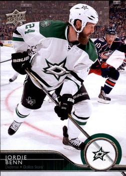 #308 Jordie Benn - Dallas Stars - 2014-15 Upper Deck Hockey