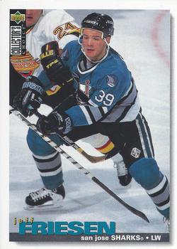 #309 Jeff Friesen - San Jose Sharks - 1995-96 Collector's Choice Hockey