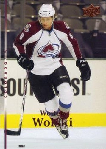 #309 Wojtek Wolski - Colorado Avalanche - 2007-08 Upper Deck Hockey